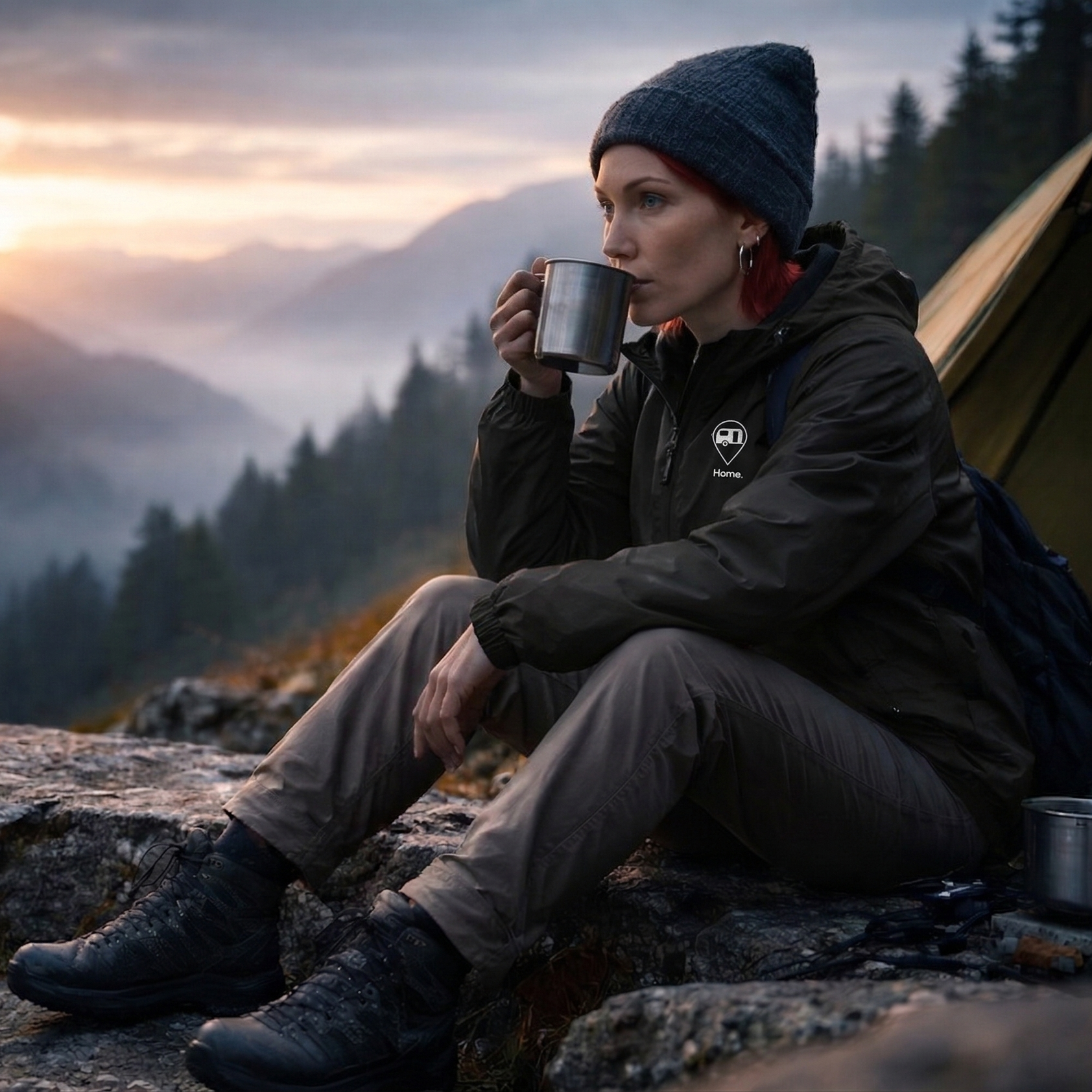 Home Is Where You Park It - Windbreaker